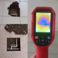 تاسیسات تشخیص ترکیدگی لوله کش رفع نم دستگاه تصویری