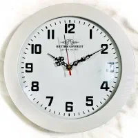 ساعت دیواری قاب چوبی آرام گرد مناسب هدیه روز مادر|ساعت دیواری و تزئینی|اشکذر, |دیوار