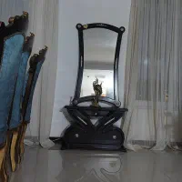آینه کنسول چوبی