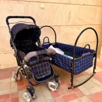 ست کالسکه و گهواره نو جنس درجه یک