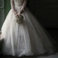 لباس عروس دنباله دار