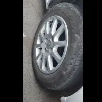 ۴عدد رینگ ۱۰پر سایز ۱۵ همراه با لاستیک|قطعات یدکی و لوازم جانبی|اردبیل, |دیوار