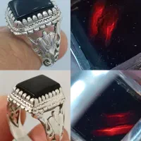 انگشترهای کلکسیونی عتیقه یاقوت شجر عقیق شفت العبد