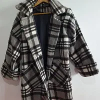 پالتو چهارخانه ضخیم