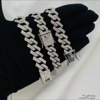 گردنبند و دستبند فول نگین