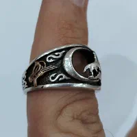 انگشتر نقره ترکیه ای ۸گرمی طرح گرگ|جواهرات|تهران, امیریه|دیوار