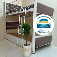 تخت خواب دو طبقه حاجی پور(تختخواب۲دوطبقه)تشک پانیذ|تخت و سرویس خواب|مشهد, حسین‌آباد|دیوار