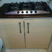 گاز ۵ شعله رومیزی با کابینت|اجاق گاز و لوازم برقی پختوپز|پردیس, فاز ۱۱|دیوار