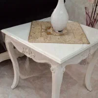 مبل نیم ست بادمجانی|مبلمان خانگی و میز عسلی|قزوین, |دیوار