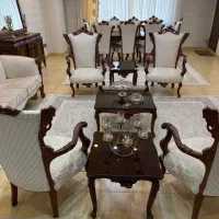 مبل با ناهار خوری ۸ نفره در حد نو|مبلمان خانگی و میز عسلی|محمدشهر, محمدشهر|دیوار