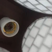 لوستر چوبی اتاق و سقفی راهرو|لوستر و چراغ آویز|گلبهار, شهر جدید گلبهار|دیوار