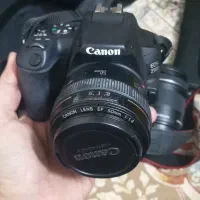 کنون d250 همراه با سه لنز پروتره واید و نرمال