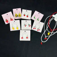 گوشواره و گردنبند پینترسی  دخترونه