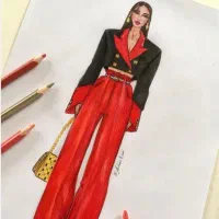 طراح لباس خلاق و حرفه ای با بیمه