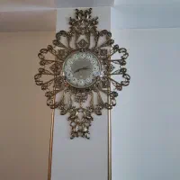 ساعت دیواری برنجی سالم