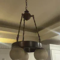 لوستر تمام چوب کلاسیک|لوستر و چراغ آویز|فردیس, فردیس|دیوار