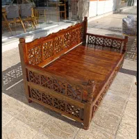 تولید و پخش تخت سنتی گره چینی چوب روس|مبلمان خانگی و میز عسلی|ملایر, |دیوار