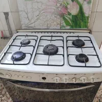 گاز 5شعله همراه بافروفندک برقی