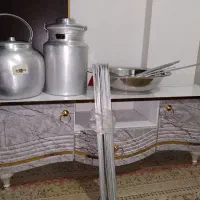 کتری و دوعدد لگن استیل و...