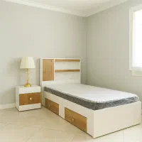 تخت یکنفره مدل باکس تختخواب یک نفره (درساچوب)|تخت و سرویس خواب|مشهد, شهید شهریاری|دیوار