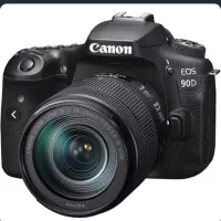 دوربین عکاسی کنون 90d با لنز 18-135 و 50mm