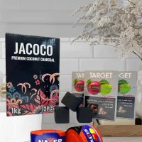 زغال نارگیل وارداتی اصل جاکوکو - با بسته بندی شیک