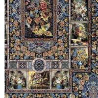 فرش ۶ متری باغ ارم|فرش|رامسر, |دیوار