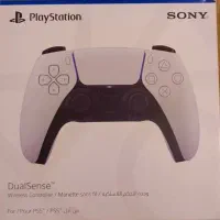 دسته ps5 سفید، با کارتن درحد نو
