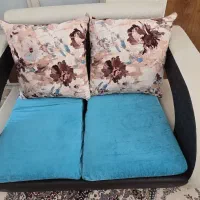 مبلمان هفت نفره با تمیز با کوسن|مبلمان خانگی و میز عسلی|شیراز, لاله|دیوار