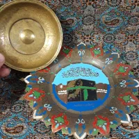 بشقاب و پیاله برنجی کهنه|کلکسیون اشیاء عتیقه|کرمان, |دیوار