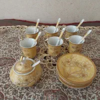 سرویس قهوه خوری ۶ نفره  نو نو جعبه نداره