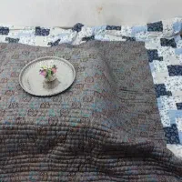 لحاف کرسی 4/20 در 4/20 متر مربع با وسط ترمه سلطنتی|رختخواب، بالش، پتو|تهران, شهید رجایی|دیوار