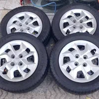 4 حلقه رینگ و لاستیک ساینا سایز 14 در حد