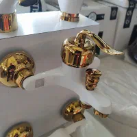 شیر آلات قاجاری سفید طلایی