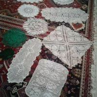 رومیزی کاموایی دستباف|پرده، رانر، رومیزی|شیراز, شهرک مطهری|دیوار
