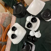 سرویس چینی زرین ۱۲ نفره و آرکوپال لومینارک اصل ۱۲