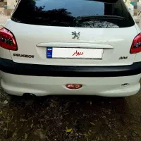 پژو ۲۰۶ مدل۹۰ بیرنگ دو برگ سند|خودرو سواری و وانت|آمل, |دیوار