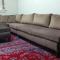 مبل راحتی ۹ نفره در حد نو مخمل