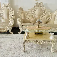 مبل سلطنتی۹ نفره و میزنهارخوری ۸نفره|مبلمان خانگی و میز عسلی|رشت, گلسار|دیوار