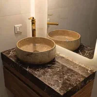 روشویی کابینتی سرامیکی سنگی بالاترین تنوع