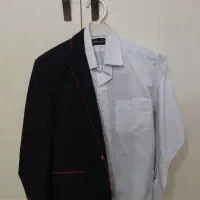 کت و شلوار پسرانه، با پیراهن سفید، سایز 24|کفش و لباس بچه|تهران, شیوا|دیوار