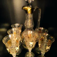 تنگ و گیلاس طلا کوب بوهمیا الیش لصلی