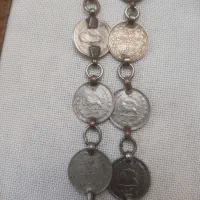 گردنبند گوشواره با سکه های زمان پهلوی اوایل انقلاب|جواهرات|مشهد, کلاهدوز|دیوار