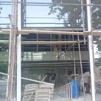 نصب تعمیر انواع کرتین وال و درب پنجره المنیومیpvc|خدمات پیشه و مهارت|بهارستان, |دیوار