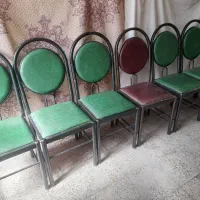 صندلی فلزی رویه مشمایی|صندلی و نیمکت|تویسرکان, |دیوار