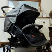 کالسکه دوقلو کنارهم دوقولو دو قلو دونفره ۲نفره ۲قل