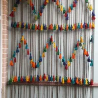 پرده سنتی|گلیم، جاجیم، گبه|اصفهان, فردوان|دیوار