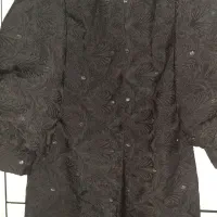 مانتو بلند عبایی آستین مهره دار پرسی|لباس|زابل, |دیوار