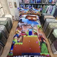 روتختی طرح مانکراف با پارچه شانل مخمل