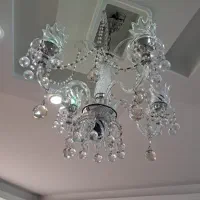 لوستر چهارشعله کریستال